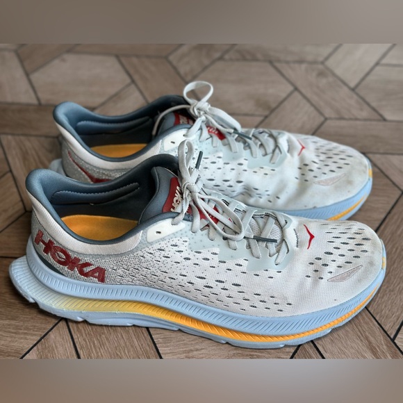 Hoka Men's Kawana Balanced Running Shoes in Light Blue - Picture 4 of 12